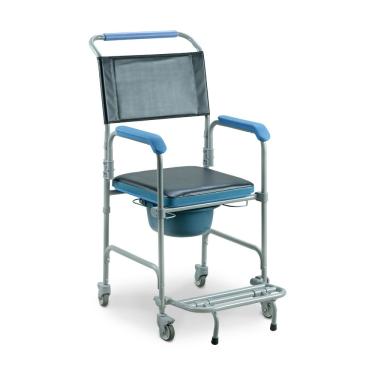 Imagem de Cadeira de Banho Dellamed Desmontável D50 em Aço - 150 Kg