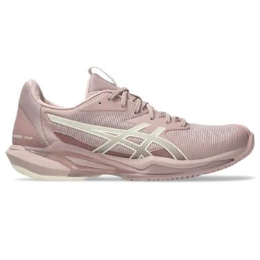 Imagem de ASICS Tênis feminino Solution Speed FlyteFoam 3, Rosa/creme neutro, 39
