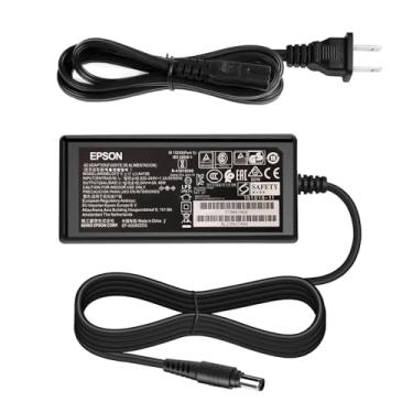 Imagem de Nicer-S Fonte De Alimentação Adequada Para Scanner Epson Perfection V500 V600 V700 V800, Adaptador Ca 24 V Workforce Wf-100 Wf-110 Es-400 Es-500W Es-C220 Es-C320W Es-580W Ds-530 Ds-770