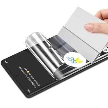 Imagem de Protetor de tela transparente de hidrogel para Google Pixel 8a Película protetora de TPU macio, pacote com 2 (não vidro temperado)