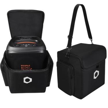 Imagem de Hzycwgone Bolsa de transporte para alto-falante JBL PartyBox Encore Essential 2 / Partybox Encore Essential Alto-falante portátil de festa com microfone sem fio, preta
