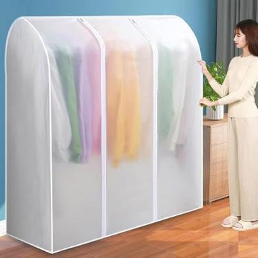 Imagem de Capa Para Roupas Transparentes, Capa Para Roupas Std, Capa Para Roupas Para Armazenamento De Guarda-roupa Com Zíper Para Terno, Casaco, Vestido, Jaqueta, Color, 110 * 50 * 150cm