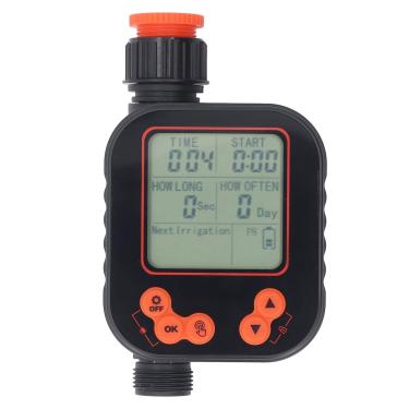 Imagem de Generic Timer de Rega Automático, Programável Irrigação Digital Timer de Água Fácil INSTALAÇÃO Água à Prova d' Com Sensor de Chuva para o Gramado para Torneira