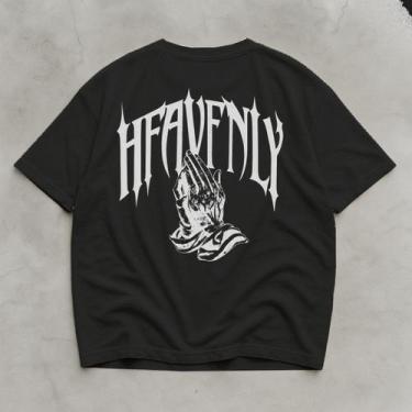 Imagem de Camiseta Oversized Academia Estampada Streetwear Longa Moda - Helvog, 