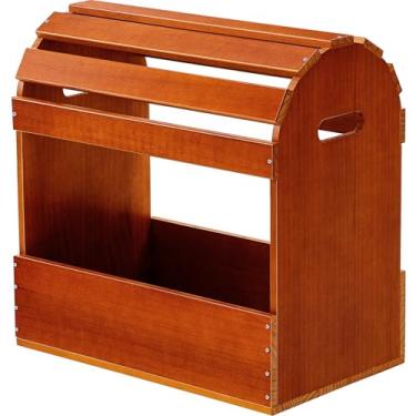 Imagem de Eccliy Suporte de sela arqueada de madeira de pinho, resistente, não abrasivo, portátil, para carro, estante de sela ocidental, com prateleira inferior para uso em cavalos equestres, suprimentos para