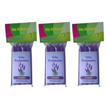 Imagem de Vela Palito Perfumada Lavanda - Superação De Obstáculos 21 Velas