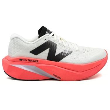 Imagem de Tênis New Balance FuelCell Supercomp Trainer V3 Masculino, 41, Branco,