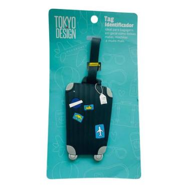Imagem de Tag Identificação de Bagagem Mochila Bolsa Viagem Mala Emborrachada Es