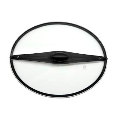 Imagem de Tampa oval de fogão lento com anel de vedação e clipes compatíveis com Hamilton Beach 6Qt Slow Cooker 33969, 33866, 33861