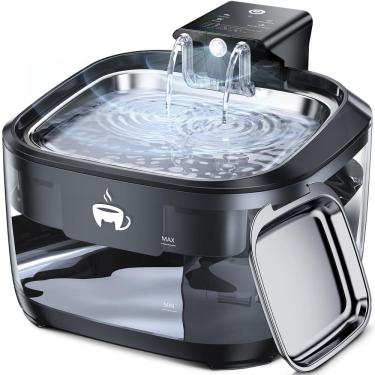 Imagem de Fonte de água Cat OPOWO em aço inoxidável 3,2 L com 3 modos