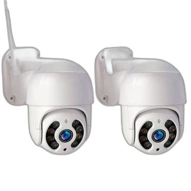 Imagem de Kit 2 Câmeras Ip Segurança Wifi Externa Yoosee 360 Graus
