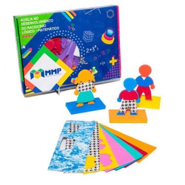 Imagem de Bonequinhos Para Vestir Material Didático Infantil Criatividade - MMP 