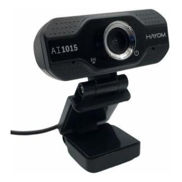 Imagem de Webcam Hayom Câmera Full HD, 1080p, Microfone, USB, Home Office, PC