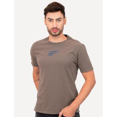 Imagem de Camiseta Ellus Masculina Cotton Fine Easa Paint Cinza Médio-Masculino