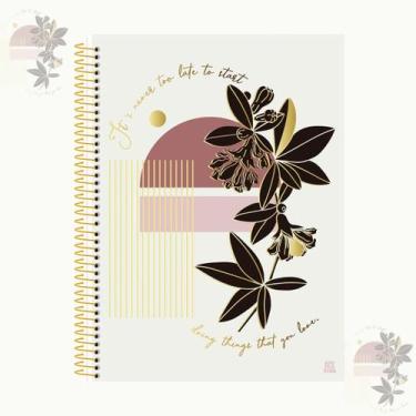 Imagem de Caderno Universitário Animativa 1 Matéria Mulher 80 Folhas