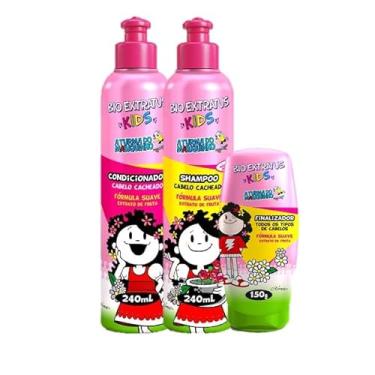 Imagem de Bio Extratus Kids Cacheados Kit Duo 240ml e Finalizador 150g