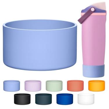 Imagem de Diumepo Bota de silicone para copos Owala de 850 g e 1,134 g FreeSip Sway Tumblers (azul celeste)
