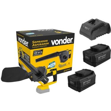 Imagem de Soprador e Aspirador ISAV 1823 Vonder + 2 Baterias 2Ah DWT