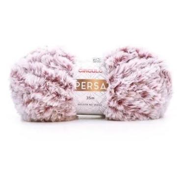 Imagem de Fio persa 35 mts 200 gr cor 3984 vinho tinto - Círculo