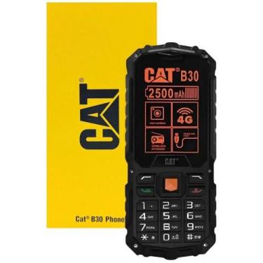 Imagem de Celular Cat B30 4G Idoso Dual Chip Câmera Tela 2.4 Rádio Fm