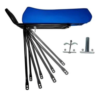 Imagem de Banco Mobilete C/Bagageiro Rabetão Articulado (AZUL)