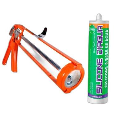 Imagem de Selante Acrílico Preenche Fissura Trinca Marrom Aplicador - Sbrix