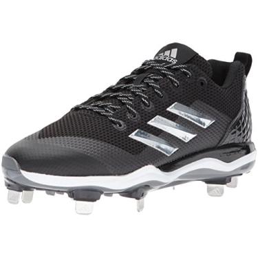 Imagem de adidas Performance Adizero Afterburner 4 Tênis masculino, Núcleo preto, prata Met., Ftwr branco, 9.5