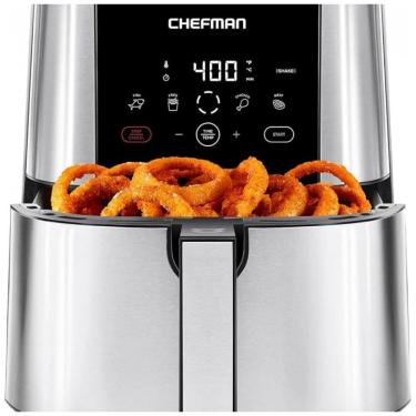 Imagem de Fritadeira Elétrica Capacidade 7.5 L Antiaderente 1700W, 110v, CHEFMAN TurboFry Air Fryer,, Prateado