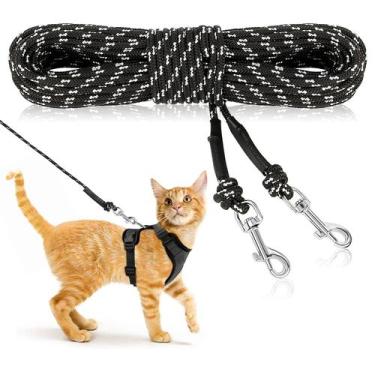Imagem de Cat Leash Rypet Reflective 15 pés de comprimento, durável e segura, pr