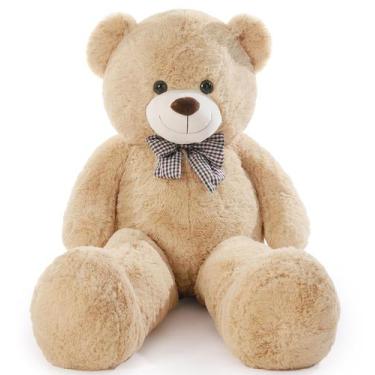 Imagem de Brinquedo de pelúcia gigante Teddy Bear Poutmac Big de 120 cm para nam
