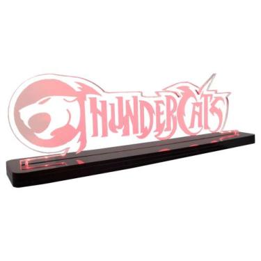 Imagem de Luminária Geek Gamer ThunderCats - Acrílico LED Vermelho - MK Displays