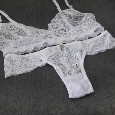 Imagem de Conjunto rendado com Biju Flor - Conjunto Erica - brand