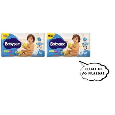 Imagem de Fralda Galinha Pintadinha Ultrasec  -  M - (2 pacotes-38 cada pacote) 