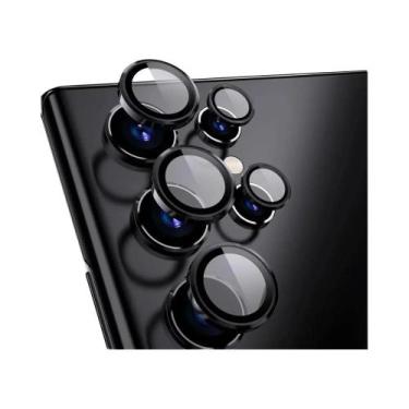 Imagem de Capa Protetora De Câmera Com Anel De Lente De Metal Para Samsung Galax