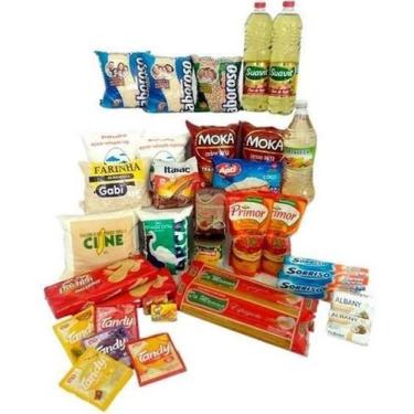 Imagem de Cesta Básica Ideal Para Doação Com 33 Itens - Higipack