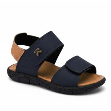 Imagem de Papete Infantil Klin Tic Tac Casual Marinho/capuccino Tamanho:21