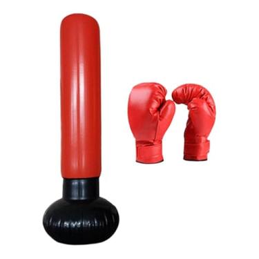 Imagem de oshhni Aparelho de Boxe Inflável para Atividades Físicas, Vermelho