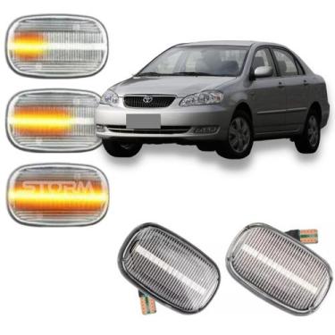 Imagem de Par Pisca Seta Toyota Corolla Transparente Ano 2005 A 2015