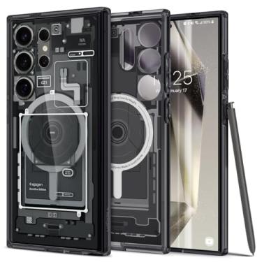 Imagem de Capa magnética Spigen para Samsung Galaxy S24 Ultra: Ultra Hybrid MagFit [Anti-amarelecimento][à prova de choque] para Samsung Galaxy S24 Ultra - Zero One