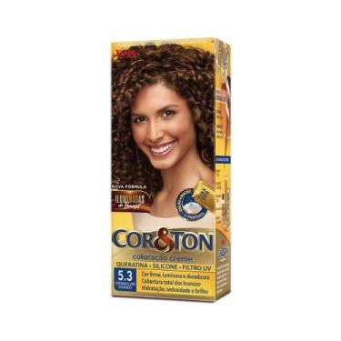 Imagem de Tintura Cor & Ton 5.3 Castanho Claro Dourado - Cor&Ton