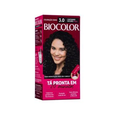 Imagem de Tinta de Cabelo Biocolor Mini Kit Castanho Escuro Chic 3.0