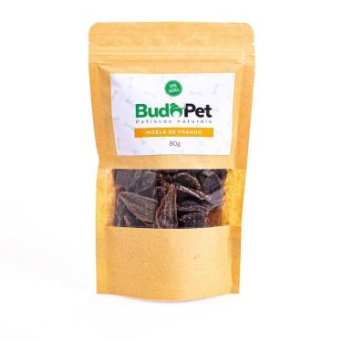 Imagem de Petisco Natural Para Cães/Gatos Budopet Moela De Frango 80G