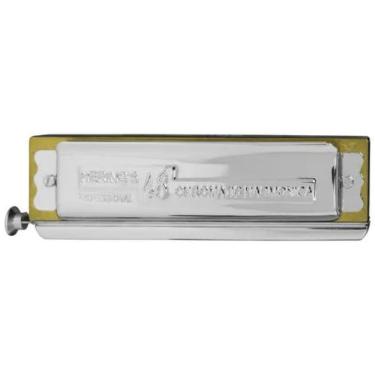 Imagem de Gaita  Cromática harmónica  com chave   48 VOZES