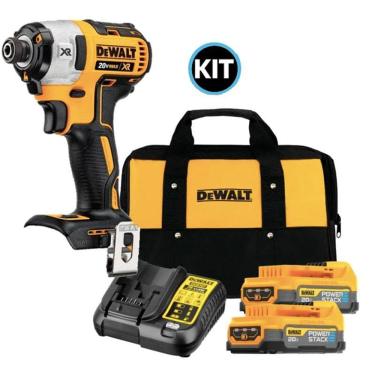 Imagem de Parafusadeira Impacto 1/4 Bateria 20V Dewalt Dcf887B-B3 +