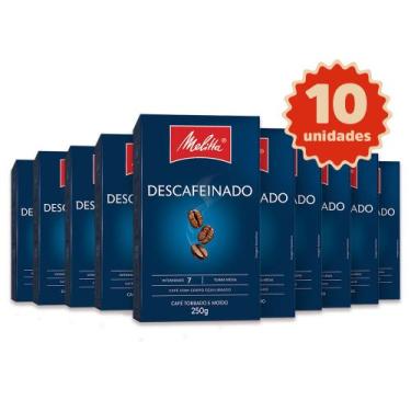 Imagem de Kit Café Melitta Descafeinado - 10 Unidades 250g