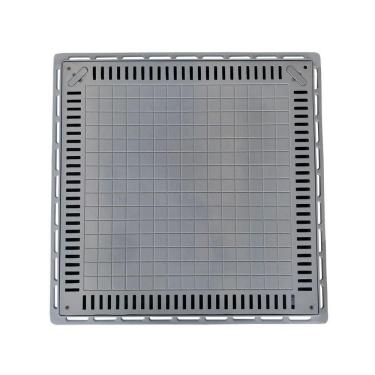 Imagem de Tampa Casa De Máquina Piscina Lisa Simples Grelha 80x80cm C