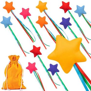 Imagem de Sacos de feijão Toss ZEBNYYA Star 12 unidades para crianças com bolsa 