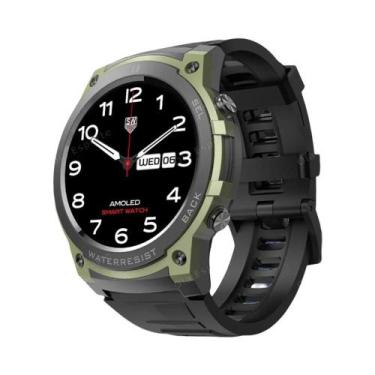 Imagem de Relógio Inteligente Masculino À Prova D'Água 5ATM Com GPS, Display AMO