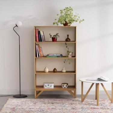 Imagem de Estante Madeira Maciça 3 Prateleiras Nina Yescasa