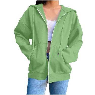 Imagem de Moletom COTECRAM My Orders Placeed Recently feminino verde L